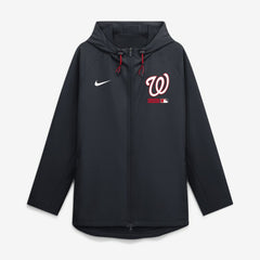 Washington Nationals Authentic Collection Raglan Therma-FIT Full-Zip Hooded Jacket Navy