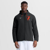Baltimore Orioles Authentic Collection Raglan Therma-FIT Full-Zip Hooded Jacket Black