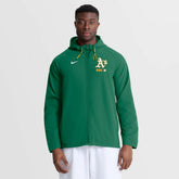 Athletics Authentic Collection Raglan Therma-FIT Full-Zip Hooded Jacket Kelly Green