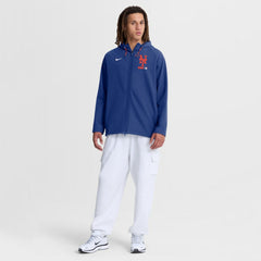 New York Mets Authentic Collection Raglan Therma-FIT Full-Zip Hooded Jacket Royal