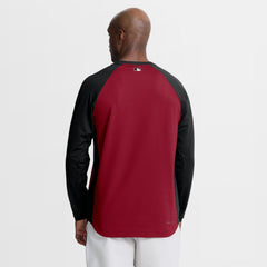 Arizona Diamondbacks Authentic Collection Raglan Dri-FIT Sweatshirt Red