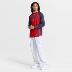 Boston Red Sox Authentic Collection Raglan Dri-FIT Sweatshirt Red