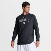 New York Yankees Authentic Collection Raglan Dri-FIT Sweatshirt Navy