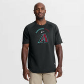 Arizona Diamondbacks Authentic Collection Batting Practice Pre-Game Raglan Dri-FIT Top Black