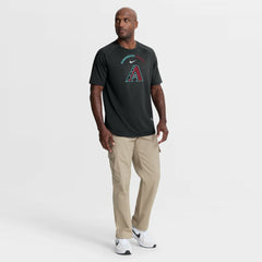 Arizona Diamondbacks Authentic Collection Batting Practice Pre-Game Raglan Dri-FIT Top Black