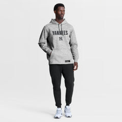 New York Yankees Authentic Collection Therma-FIT Hoodie Heather Charcoal