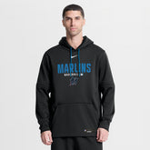 Miami Marlins Authentic Collection Therma-FIT Hoodie Black