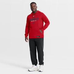 Atlanta Braves Authentic Collection Therma-FIT Hoodie Red