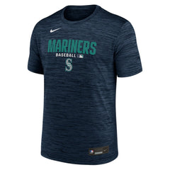 Seattle Mariners Authentic Collection Velocity Dri-FIT T-Shirt Navy