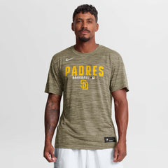 San Diego Padres Authentic Collection Velocity Dri-FIT T-Shirt Brown