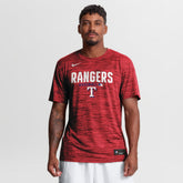 Texas Rangers Authentic Collection Velocity Dri-FIT T-Shirt Red