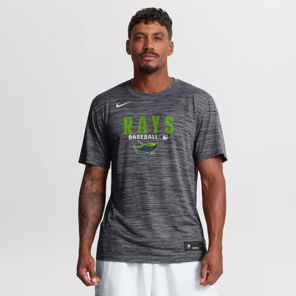 Tampa Bay Rays Authentic Collection Velocity Dri-FIT T-Shirt Black