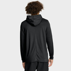 New York Mets Authentic Collection Dri-FIT Long Sleeve Hooded T-Shirt Black