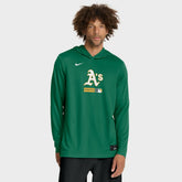 Athletics Authentic Collection Dri-FIT Long Sleeve Hooded T-Shirt Kelly Green