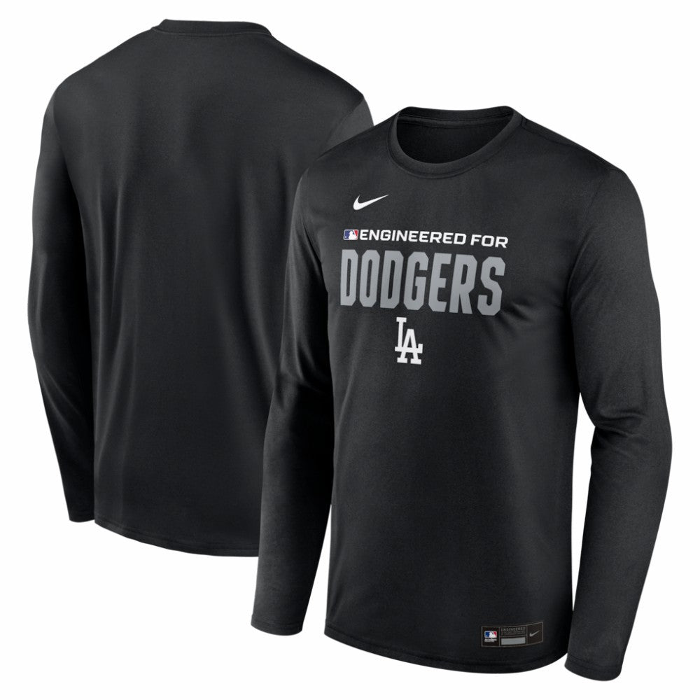 Los Angeles Dodgers Authentic Collection Legend Dri-FIT Long Sleeve T-Shirt Black