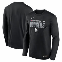 Los Angeles Dodgers Authentic Collection Legend Dri-FIT Long Sleeve T-Shirt Black