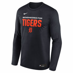 Detroit Tigers Authentic Collection Legend Dri-FIT Long Sleeve T-Shirt Navy