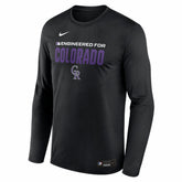 Colorado Rockies Authentic Collection Legend Dri-FIT Long Sleeve T-Shirt Black