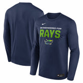 Tampa Bay Rays Authentic Collection Legend Dri-FIT Long Sleeve T-Shirt Navy