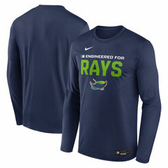 Tampa Bay Rays Authentic Collection Legend Dri-FIT Long Sleeve T-Shirt Navy