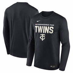 Minnesota Twins Authentic Collection Legend Dri-FIT Long Sleeve T-Shirt Navy