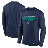 Seattle Mariners Authentic Collection Legend Dri-FIT Long Sleeve T-Shirt Navy