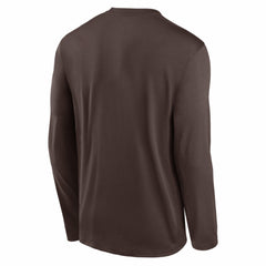 San Diego Padres Authentic Collection Legend Dri-FIT Long Sleeve T-Shirt Brown