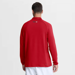 Washington Nationals Authentic Collection Dri-FIT Raglan Half-Zip Pullover Red