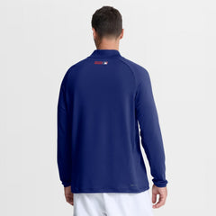 Texas Rangers Authentic Collection Dri-FIT Raglan Half-Zip Pullover Royal