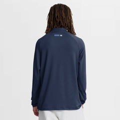 Tampa Bay Rays Authentic Collection Dri-FIT Raglan Half-Zip Pullover Navy