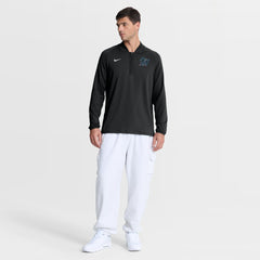 Miami Marlins Authentic Collection Dri-FIT Raglan Half-Zip Pullover Black