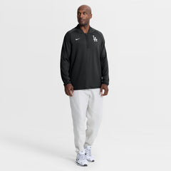 Los Angeles Dodgers Authentic Collection Dri-FIT Raglan Half-Zip Pullover Black