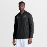 Arizona Diamondbacks Authentic Collection Dri-FIT Raglan Half-Zip Pullover Black