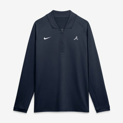 Atlanta Braves Authentic Collection Dri-FIT Raglan Half-Zip Pullover Navy
