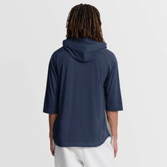 Houston Astros Authentic Collection Flux Dri-FIT Raglan 3/4-Sleeve Hooded T-Shirt Gray