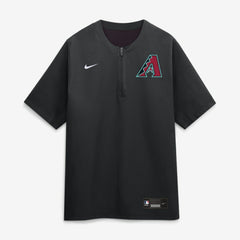 Arizona Diamondbacks Authentic Collection Dri-FIT Quarter-Zip Windshirt Black