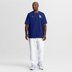 Los Angeles Dodgers Authentic Collection Dri-FIT Quarter-Zip Windshirt Royal