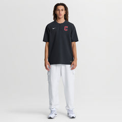 Cleveland Guardians Authentic Collection Dri-FIT Quarter-Zip Windshirt Navy