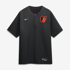 Baltimore Orioles Authentic Collection Dri-FIT Quarter-Zip Windshirt Black