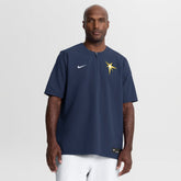 Tampa Bay Rays Authentic Collection Dri-FIT Quarter-Zip Windshirt Navy