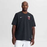 Minnesota Twins Authentic Collection Dri-FIT Quarter-Zip Windshirt Navy