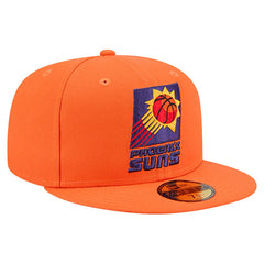 Phoenix Suns Core Logo 59FIFTY Fitted Hat - Orange on sale