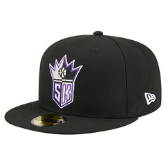 Sacramento Kings Core Logo 59FIFTY Fitted Hat - Black cheap