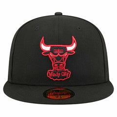 Chicago Bulls Core Logo 59FIFTY Fitted Hat - Black online