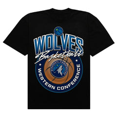 Minnesota Timberwolves Authmade Basketball Mesh Premium T-Shirt - Black shop