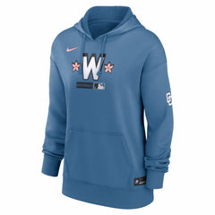 Washington Nationals Women's Authentic Collection City Connect Therma Hoodie Blue