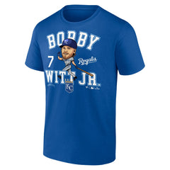Bobby Witt Jr. Kansas City Royals Hometown Caricature T-Shirt Royal