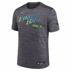 Tampa Bay Rays Authentic Collection City Connect Velocity Dri-FIT T-Shirt Black