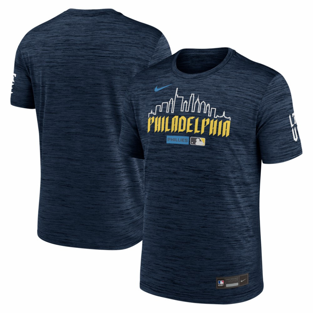 Philadelphia Phillies Authentic Collection City Connect Velocity Dri-FIT T-Shirt Navy