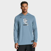 Washington Nationals City Connect Dri-FIT Long Sleeve Hooded T-Shirt Blue
